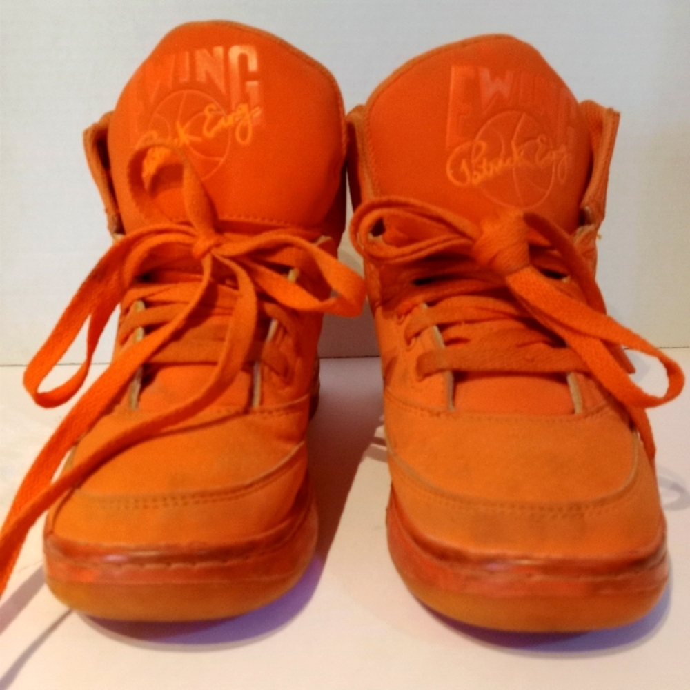 EWING 33‎ Orange High-Top Sneakers KIDS Sz.5